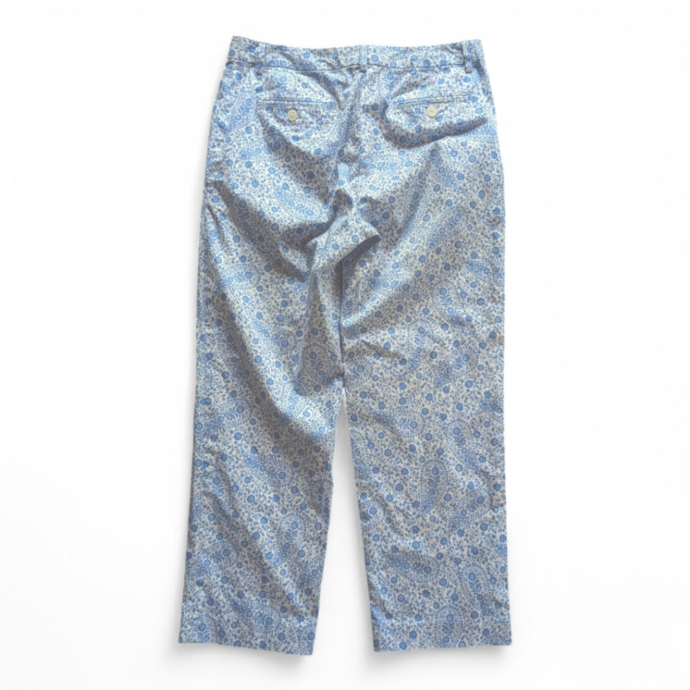 Brooks Brothers Pants Sz 4 | Coastal Hamptons Weekend Floral Crop Cotton - Picture 5 of 9